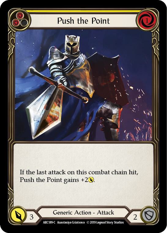 Push the Point (Yellow) card image