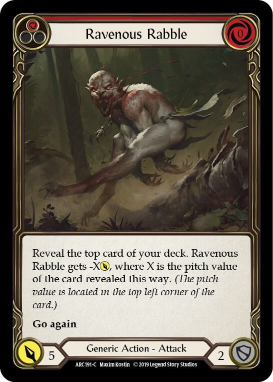 Ravenous Rabble (Red) card image