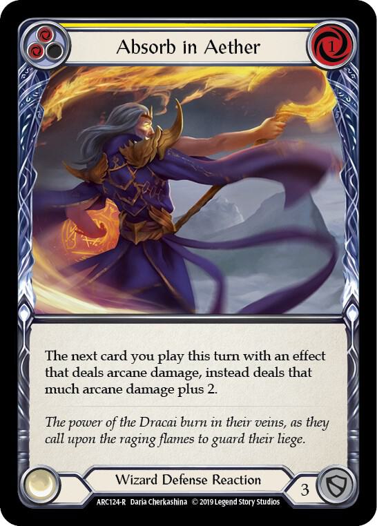 Absorb in Aether (Yellow) card image