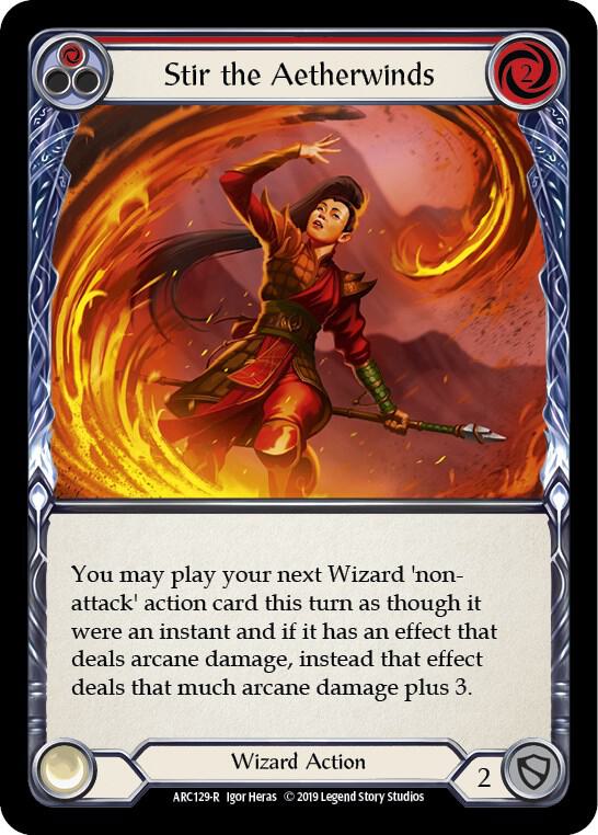 Stir the Aetherwinds (Red) card image