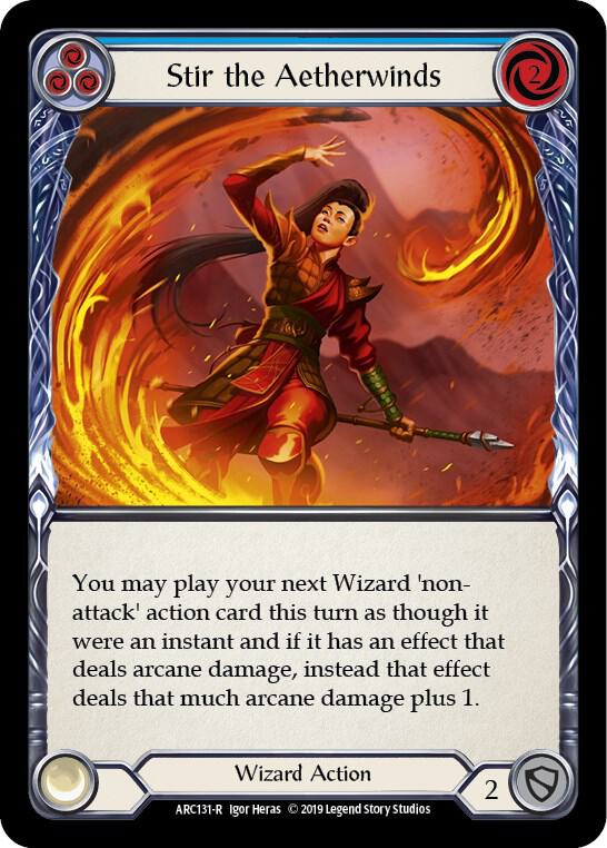 Stir the Aetherwinds (Blue) card image