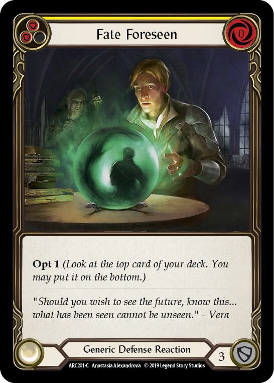 Fate Foreseen (Yellow) card image