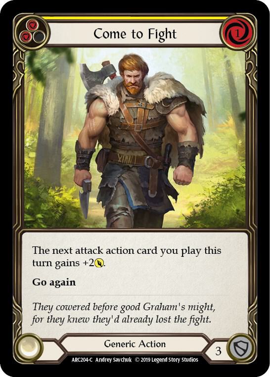 Come to Fight (Yellow) card image
