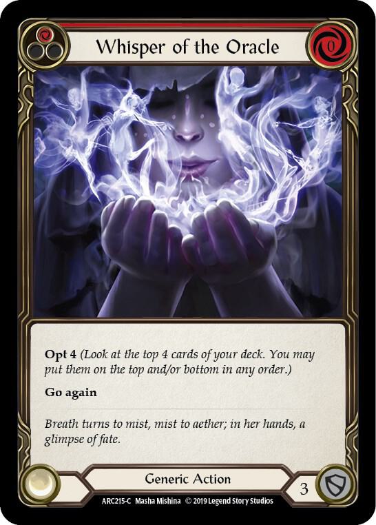 Whisper of the Oracle (Red) card image