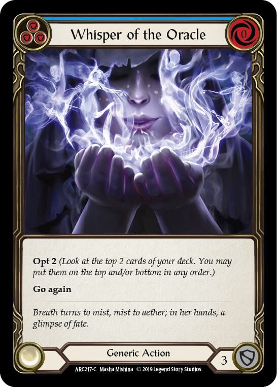 Whisper of the Oracle (Blue) card image