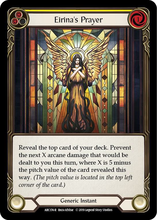 Eirina's Prayer (Yellow) card image