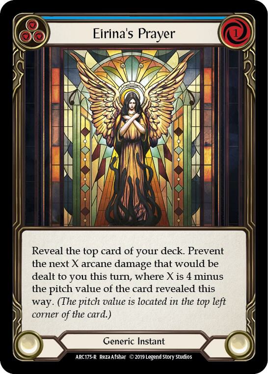 Eirina's Prayer (Blue) card image