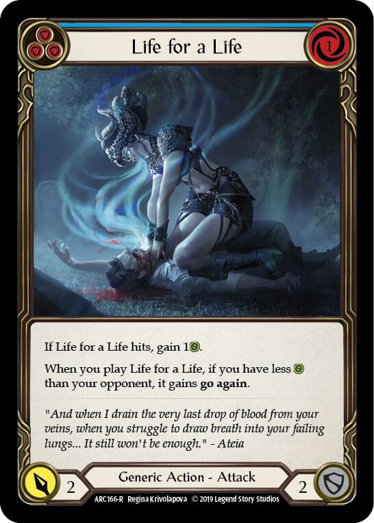 Life for a Life (Blue) card image