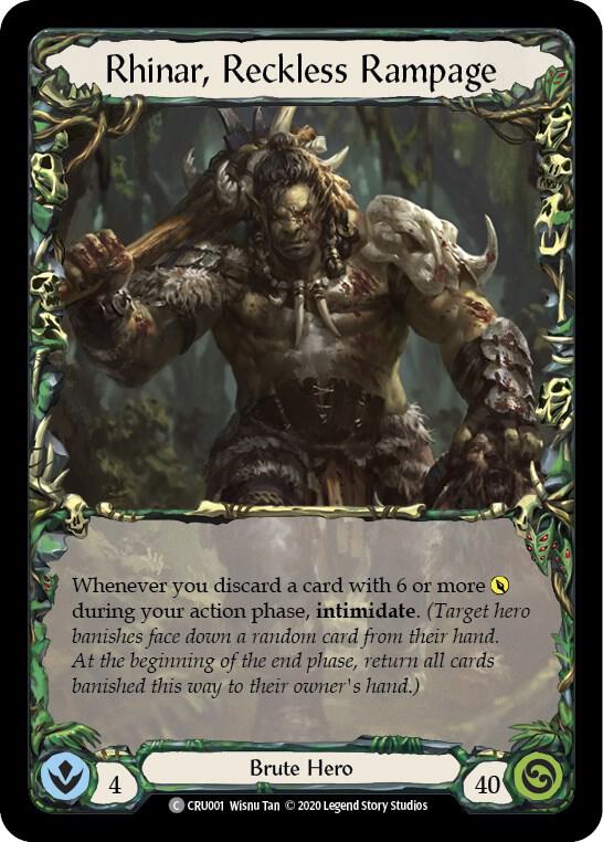 Rhinar, Reckless Rampage card image