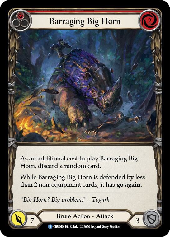 Barraging Big Horn (Red) card image