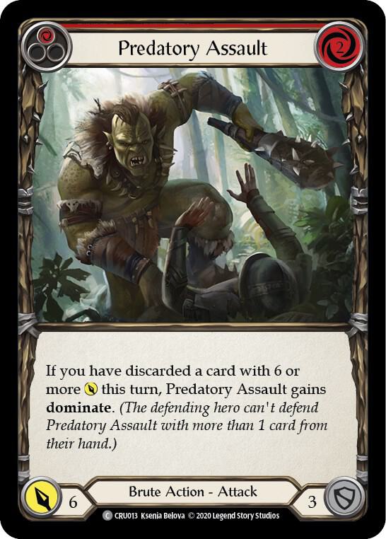 Predatory Assault (Red) card image
