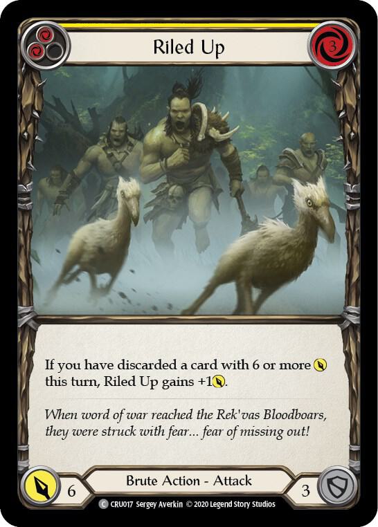 Riled Up (Yellow) card image
