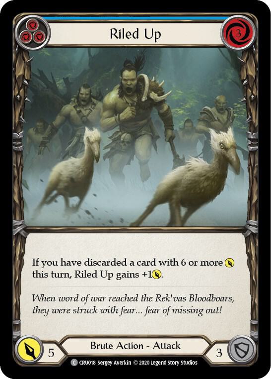 Riled Up (Blue) card image