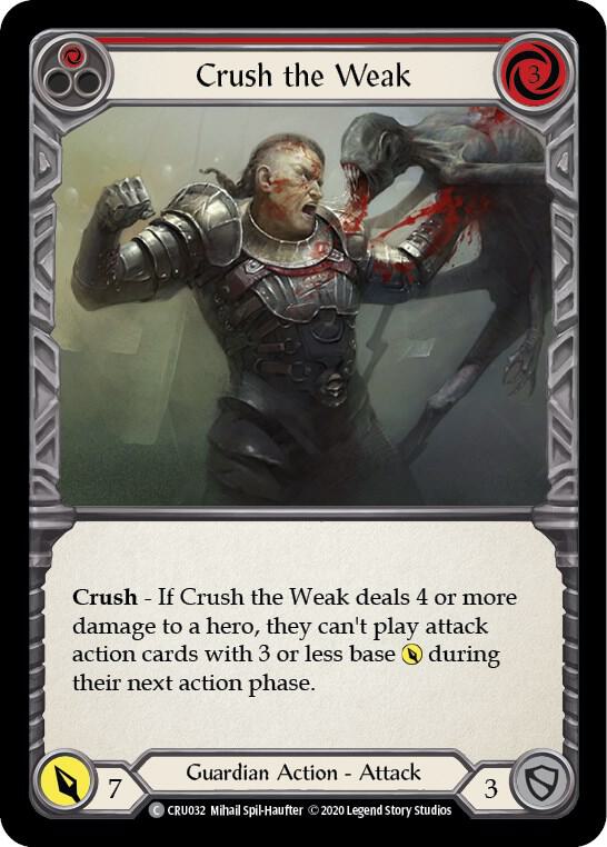 Crush the Weak (Red) card image