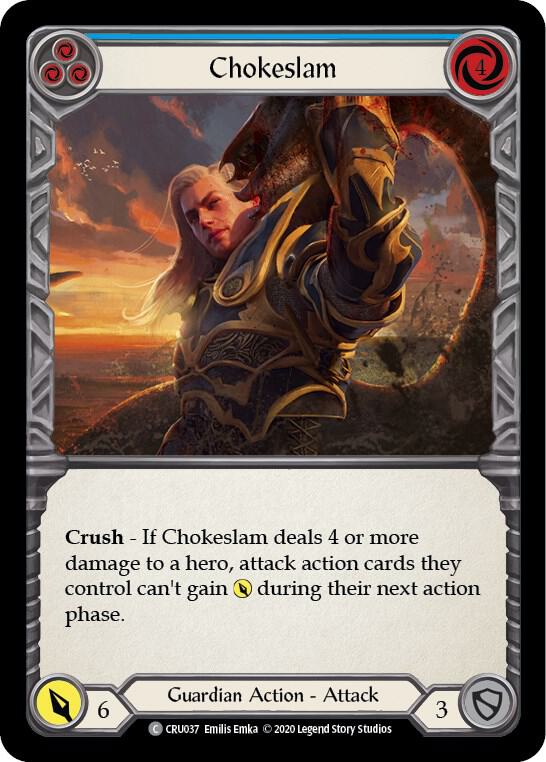 Chokeslam (Blue) card image