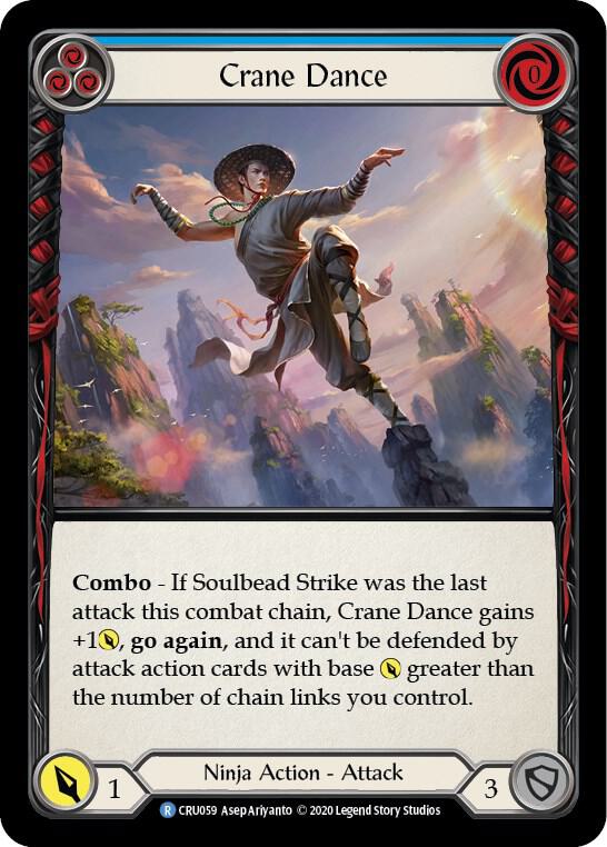 Crane Dance (Blue) card image