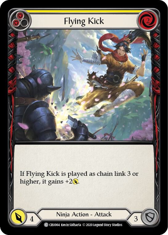 Flying Kick (Yellow) card image