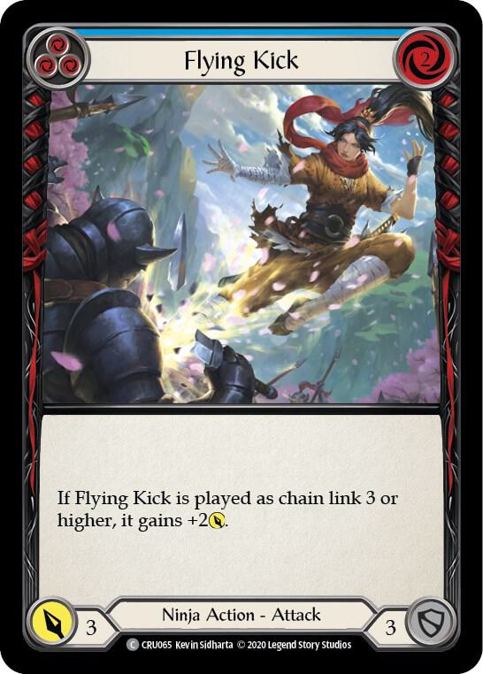 Flying Kick (Blue) card image