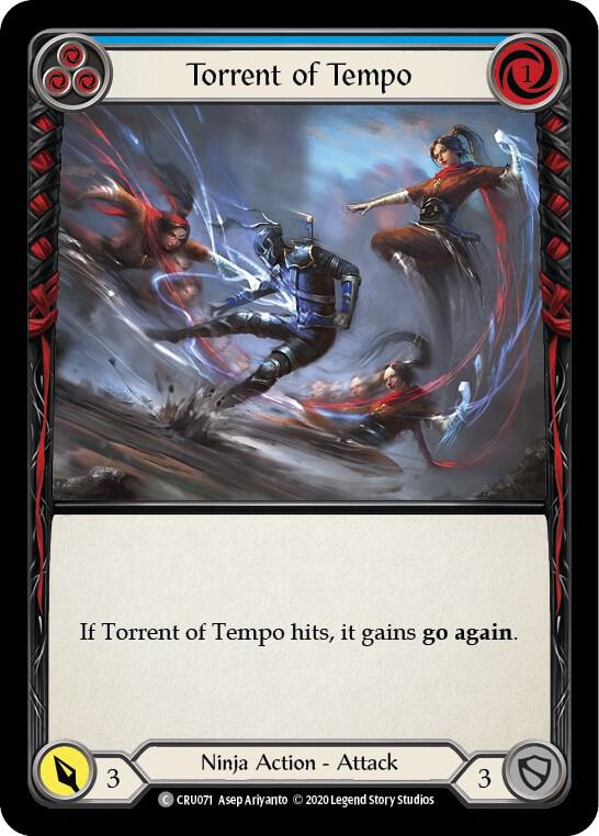 Torrent of Tempo (Blue) card image