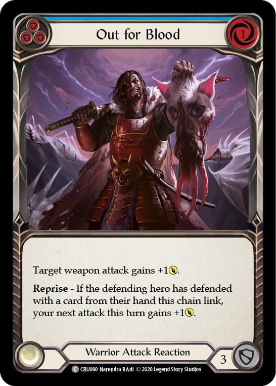 Out for Blood (Blue) card image