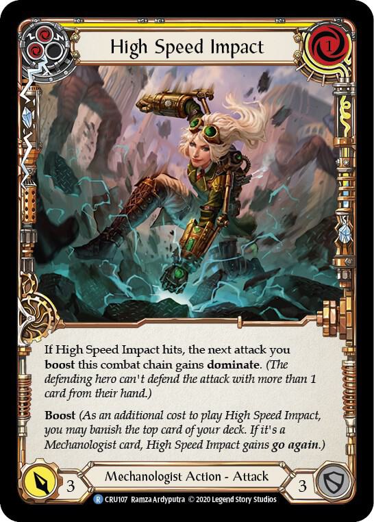 High Speed Impact (Yellow) card image