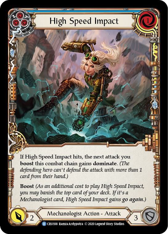 High Speed Impact (Blue) card image