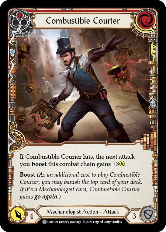 Combustible Courier (Red) card image