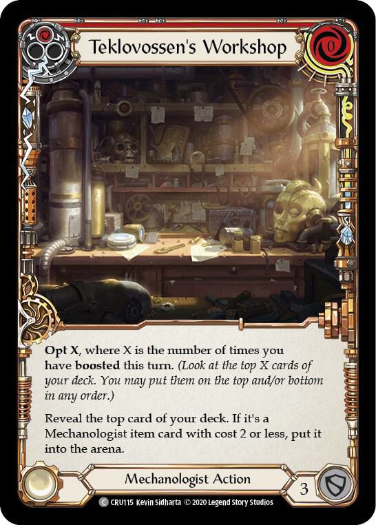 Teklovossen's Workshop (Red) card image