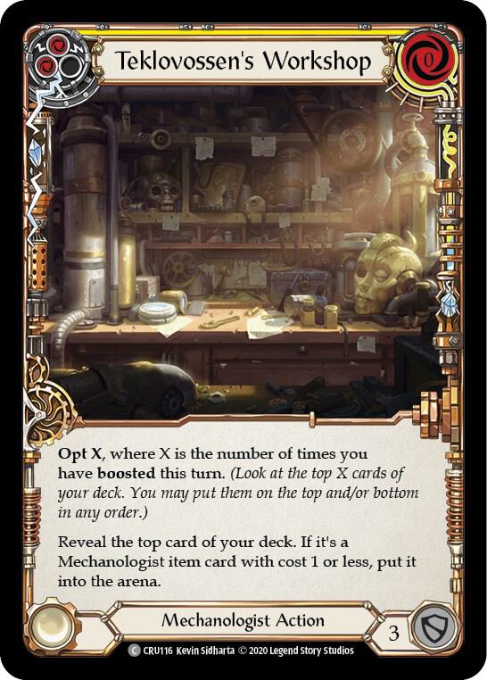 Teklovossen's Workshop (Yellow) card image