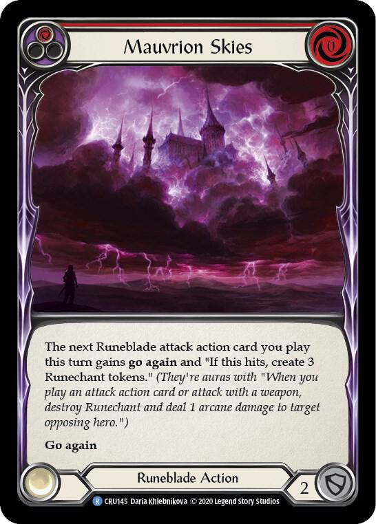 Mauvrion Skies (Red) card image