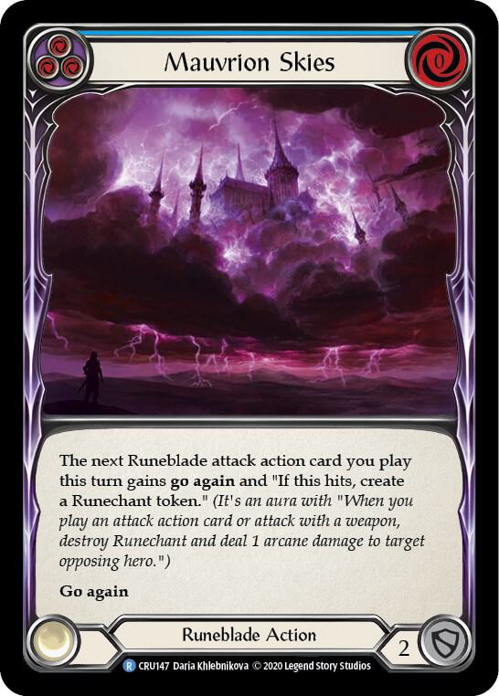 Mauvrion Skies (Blue) card image