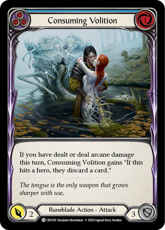 Consuming Volition (Blue) card image