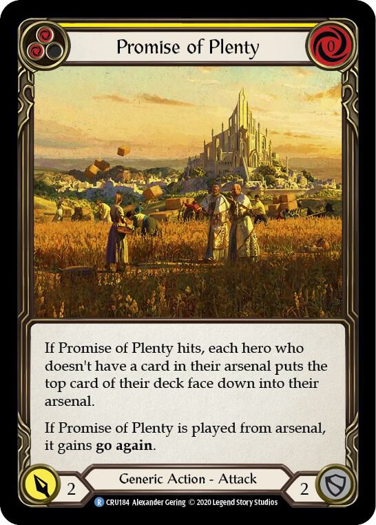Promise of Plenty (Yellow) card image