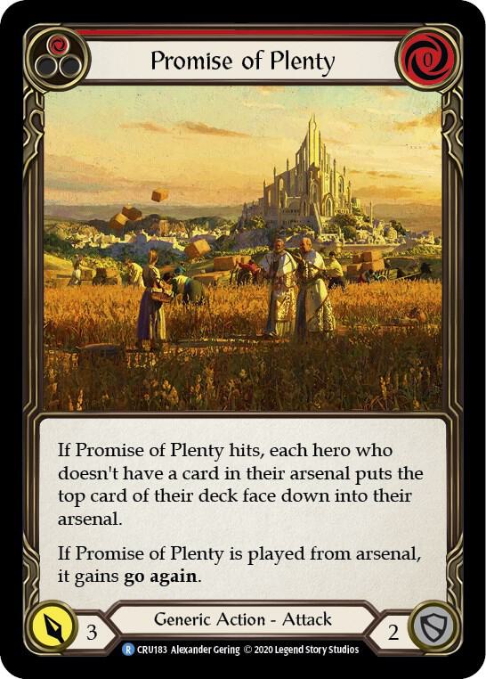 Promise of Plenty (Red) card image