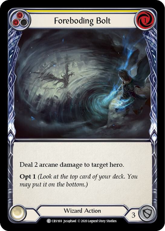 Foreboding Bolt (Yellow) card image