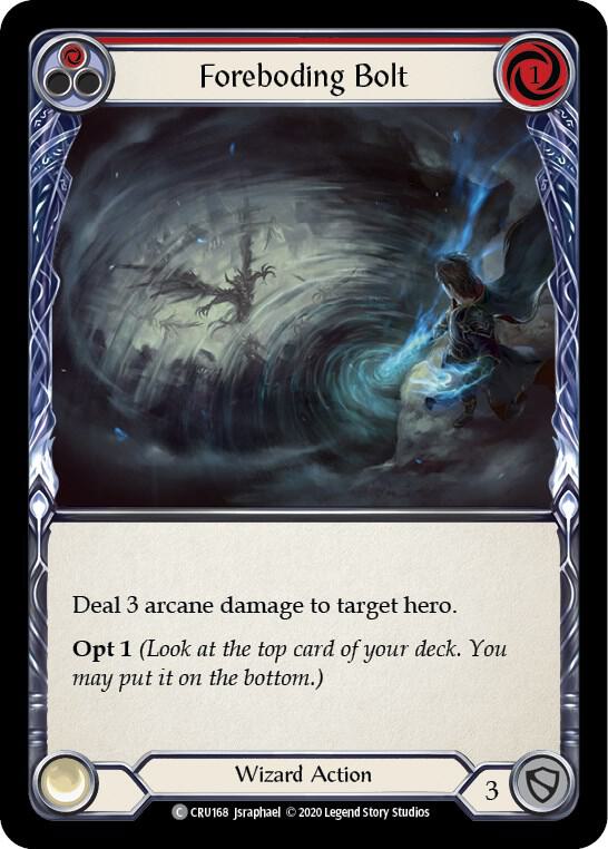 Foreboding Bolt (Red) card image