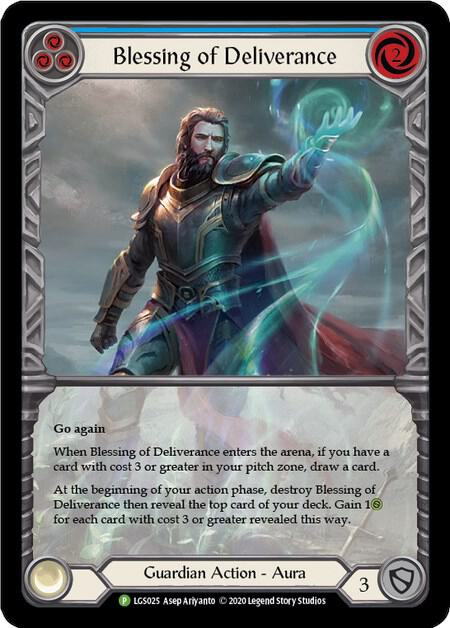 Blessing of Deliverance (Blue) - LGS025 card image
