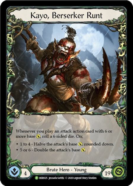 Kayo, Berserker Runt - HER025 card image