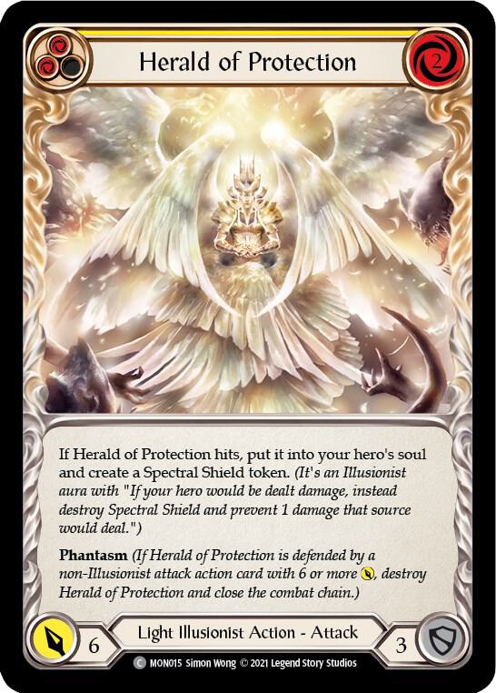 Herald of Protection (Yellow) card image