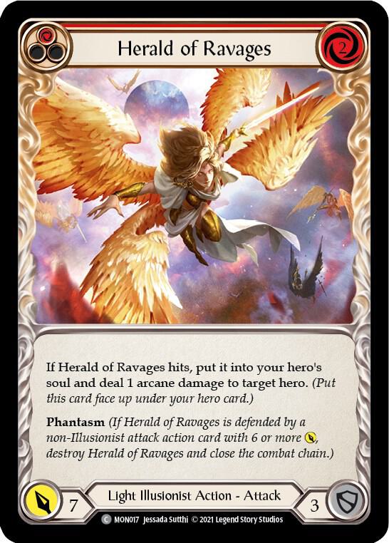 Herald of Ravages (Red) card image