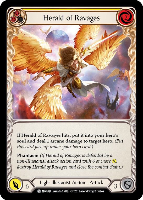 Herald of Ravages (Yellow) card image