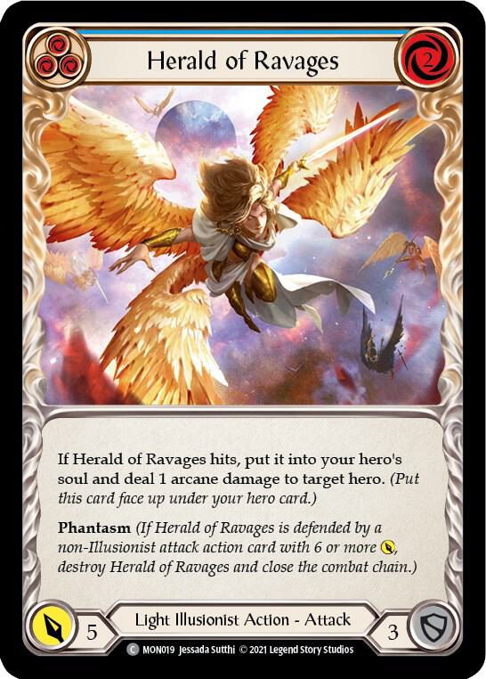 Herald of Ravages (Blue) card image