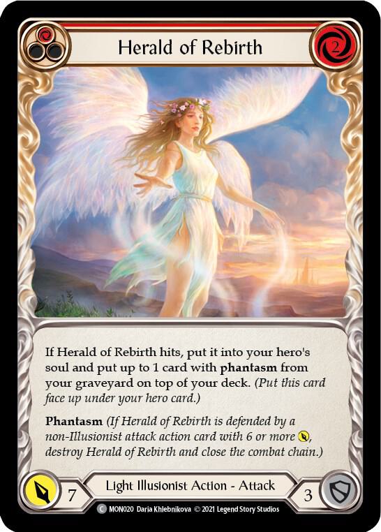 Herald of Rebirth (Red) card image