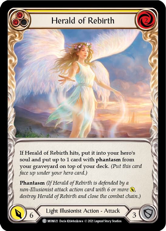 Herald of Rebirth (Yellow) card image