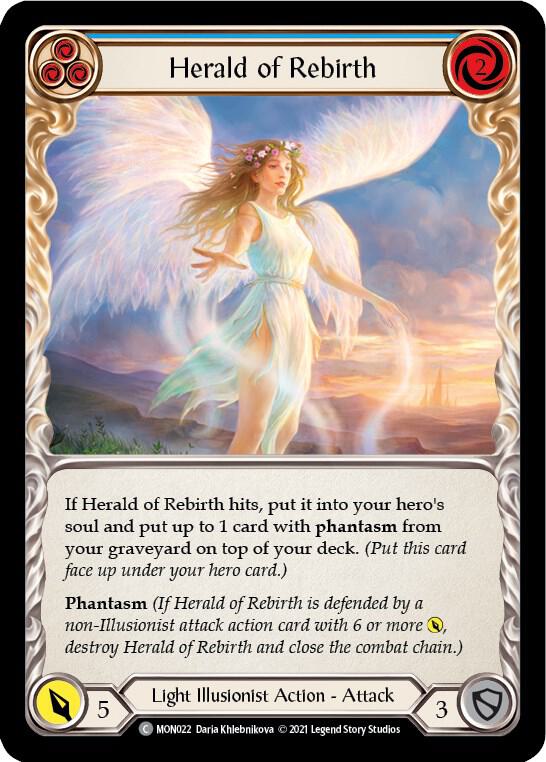 Herald of Rebirth (Blue) card image