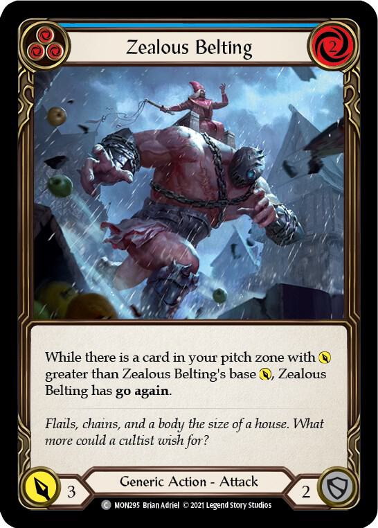 Zealous Belting (Blue) card image