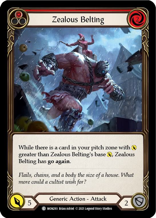 Zealous Belting (Red) card image