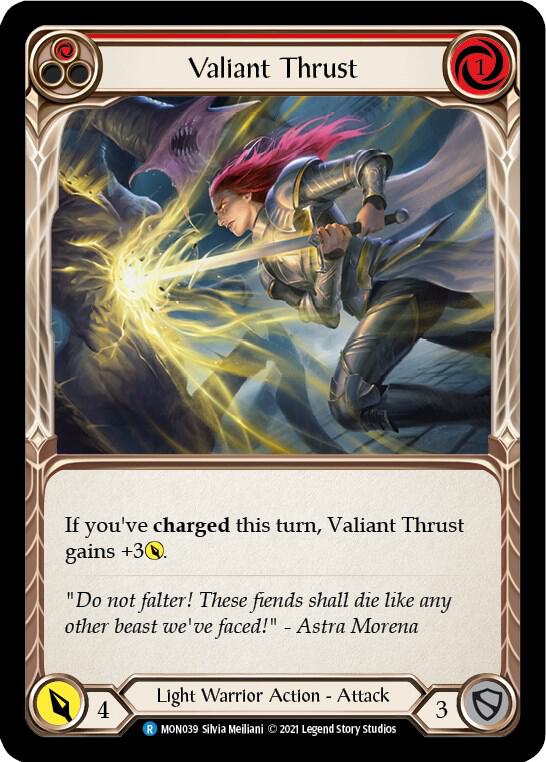 Valiant Thrust (Red) card image