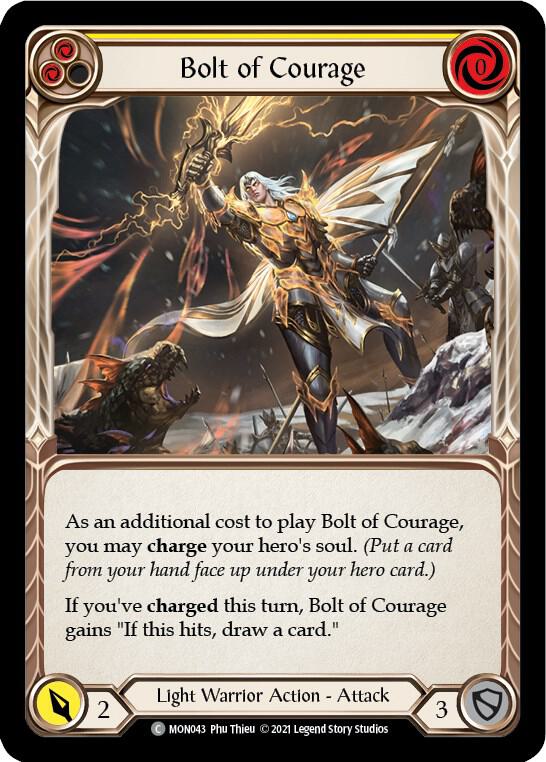 Bolt of Courage (Yellow) card image