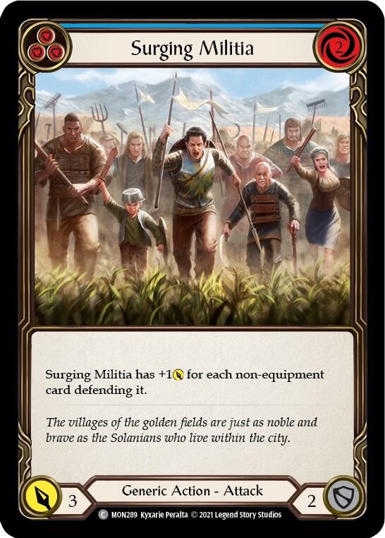 Surging Militia (Blue) card image
